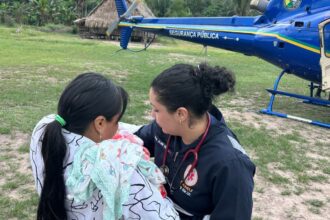 ciopaer-realiza-resgate-aeromedico-de-bebe-com-complicacoes-respiratorias-em-aldeia-indigena-no-interior-do-acre